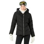 Vestes de ski Fusalp noires avec guêtre poignet look fashion pour femme 