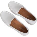 Sandales plates blanches en cuir Pointure 37,5 classiques pour femme 