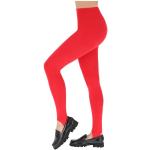 Leggings d'hiver FUTURO rouges en polaire Taille XL look fashion pour femme 