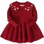 Robes à manches longues rouges en organza à volants look fashion pour fille de la boutique en ligne Amazon.fr 