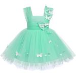 Robes tulle vertes en tulle à volants à motif papillons look fashion pour fille en promo de la boutique en ligne Amazon.fr 