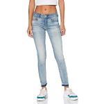Jeans skinny G-Star bleus troués W24 look fashion pour femme 