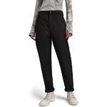 Pantalons chino G-Star noirs tapered look casual pour femme 