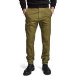 Pantalons chino G-Star Bronson verts bruts W34 look fashion pour homme 
