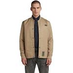 G-STAR RAW 10 Degrees Padded Overshirt Homme ,Beige (tree house D20162-C143-C941), L
