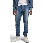 Jeans droits G-Star bleus troués W31 look fashion pour homme 
