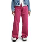 Jeans taille basse G-Star rose fushia bruts W28 look fashion pour femme 