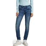 G-STAR RAW Lynn Mid Waist Skinny Jeans Femme, Bleu (medium aged 60885-6550-071), 25W / 30L