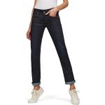 Jeans droits G-Star Midge bleus bruts look fashion pour femme 