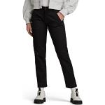 Pantalons taille basse G-Star noirs bruts W24 look casual pour femme en promo 