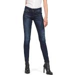 Jeans skinny G-Star Lynn bleus délavés W25 look fashion pour femme en promo 