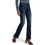 Jeans évasés G-Star Midge bleus bruts Taille L W25 look fashion pour femme en promo 
