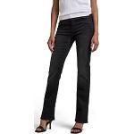 Jeans évasés G-Star noirs bruts W26 look fashion pour femme en promo 