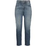 Jeans évasés G-Star bleus en coton bruts bio éco-responsable W27 L32 pour femme en promo 