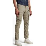 Pantalons G-Star Rovic beiges tapered W27 look fashion pour homme en promo 