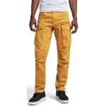 Pantalons G-Star Rovic jaunes tapered W29 look fashion pour homme en promo 