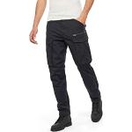 Pantalons cargo G-Star Rovic noirs tapered W35 look fashion pour homme 
