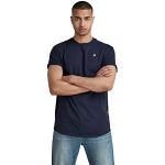 T-shirts G-Star bleus à manches courtes à manches courtes à col rond Taille XXS look fashion pour homme en promo 