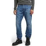 Jeans droits G-Star bleus délavés W30 look fashion pour homme en promo 