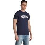 T-shirts G-Star bleus bio éco-responsable Taille XL look fashion 