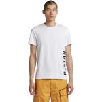 T-shirts G-Star blancs bio éco-responsable Taille XL look casual 