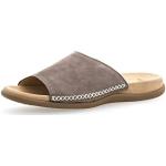 Sandales plates Gabor marron en caoutchouc Pointure 39,5 avec un talon jusqu'à 3cm look fashion pour femme en promo 