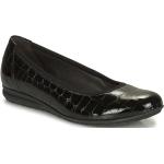 Chaussures casual Gabor noires en cuir Pointure 42,5 avec un talon jusqu'à 3cm look casual pour femme en promo 