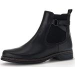 Boots Chelsea Gabor noires en caoutchouc à fermetures éclair Pointure 38 look fashion pour femme en promo 