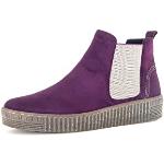 Boots Chelsea Gabor violettes en caoutchouc Pointure 42 look fashion pour femme 
