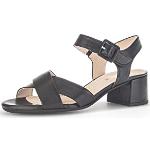 Sandales à talons Gabor noires avec semelles amovibles Pointure 39 look fashion pour femme en promo 