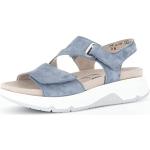 Sandales plates Gabor Heaven bleues en caoutchouc Pointure 40,5 look fashion pour femme 