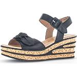 Sandales à talons Gabor noires avec semelles amovibles Pointure 38,5 look fashion pour femme 