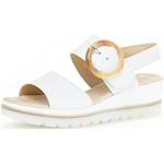 Sandales à talons Gabor blanches avec semelles amovibles Pointure 41 look fashion pour femme 