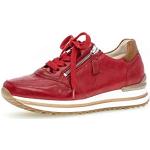 Chaussures de sport Gabor rouges à fermetures éclair Pointure 37,5 look fashion pour femme 