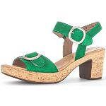 Sandales à talons Gabor vertes Pointure 38,5 avec un talon entre 7 et 9cm look fashion pour femme 