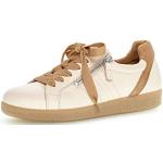 Chaussures de running Gabor Comfort beiges à fermetures éclair Pointure 37,5 avec un talon jusqu'à 3cm look casual pour femme 