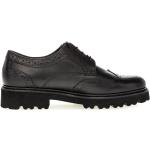 Chaussures Gabor noires en caoutchouc en daim à lacets Pointure 41 look fashion pour femme 