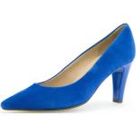 Escarpins Gabor bleus en daim en cuir Pointure 41 look fashion pour femme 