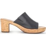 Sandales à talons Gabor noires Pointure 39 avec un talon entre 3 et 5cm look fashion pour femme 