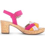 Sandales à talons Gabor roses Pointure 39 avec un talon entre 7 et 9cm look fashion pour femme 