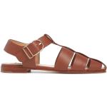 Gabriela Hearst - Shoes > Sandals > Flat Sandals - Brown -