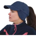 Bonnets de ski bleus en polaire 58 cm look fashion pour femme 