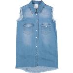 Chemises en jean bleues en coton à franges Taille 12 ans classiques pour fille de la boutique en ligne Yoox.com avec livraison gratuite 