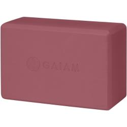 GAIAM - Block - Bloc de yoga - 22,9 cm x 15,2 cm x 10,1 cm - spiced berry