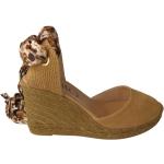 Chaussures Gaimo camel en cuir en cuir à lacets Pointure 40 avec un talon de plus de 9cm look fashion pour femme 