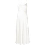 Galvan London robe longue à fines bretelles - Blanc
