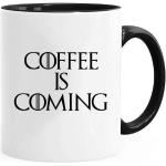 Acen Merchandise Game of Thrones inspired Tasse à café humoristique avec inscription « Coffee is Coming » 313 ml – Parfait pour la Saint-Valentin, Pâques, l'été, Noël, anniversaire