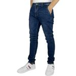 Gandy Pantalon, Jean 5 Poches pour Homme, Jambe Droite Extensible, Taille Haute, Coupe Régulière, LS773, Bleu, 42