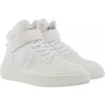 GANNI Sneakers, Sporty Mix Cupsole High Top Velcro Sneaker en blanc - pour dames