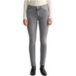 Jeans slim Gant gris en cuir stretch Taille 3 XL pour femme 